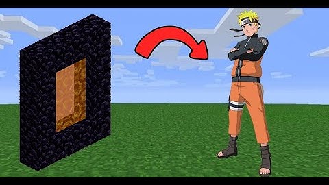 How To Make A Portal To The Naruto Dimension in Minecraft!