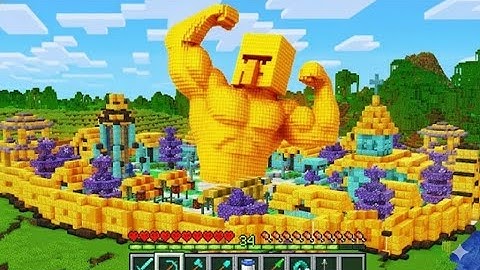 Tôi xây ngôi làng giàu nhất MINECRAFT HARDCORE ?