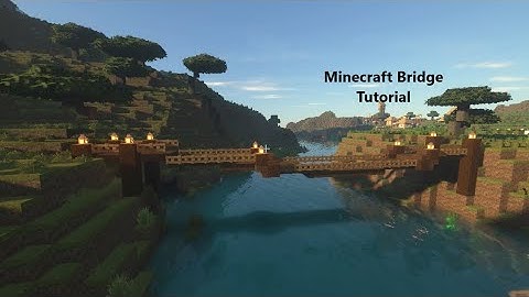 Bridge tutorial Minecraft #minecraft #minecrafttutorial