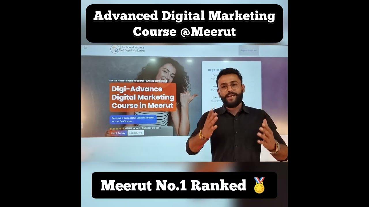Learn Advance Digital Marketing Course Meerut Technoed Institute of