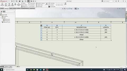 SOLIDWORKS FORCE ITEMS IN WELDMET CUT LIST TO COMBINE MERGE ITEMS