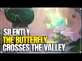 Silently the butterfly crosses the valley  world quests  puzzles genshin impact