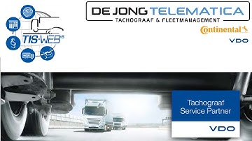 TIS-Web® Bestuurders opschonen - De Jong Telematica VDO Continental Partner