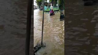 Banjir menggenangi jalan #banjir #banjir2026 #shorts