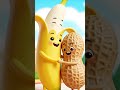 Penut and Banana Friendship #banana #friends #friendship