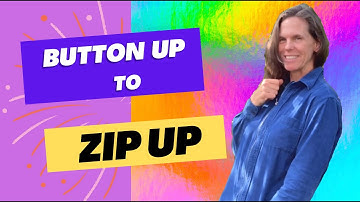 HOW TO: Button-Up to Zip-Up