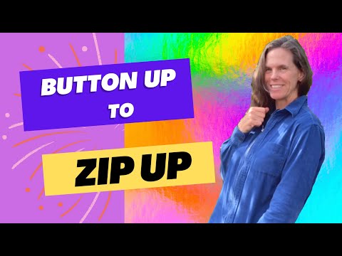 HOW TO: Button-Up to Zip-Up
