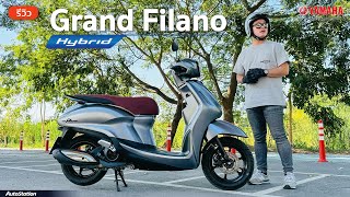 รีวิว Yamaha Grand Filano Hybrid 2023 พรีเมียมออโตเมติก 125cc. ที่ขายดีที่สุด เพราะอะไร?