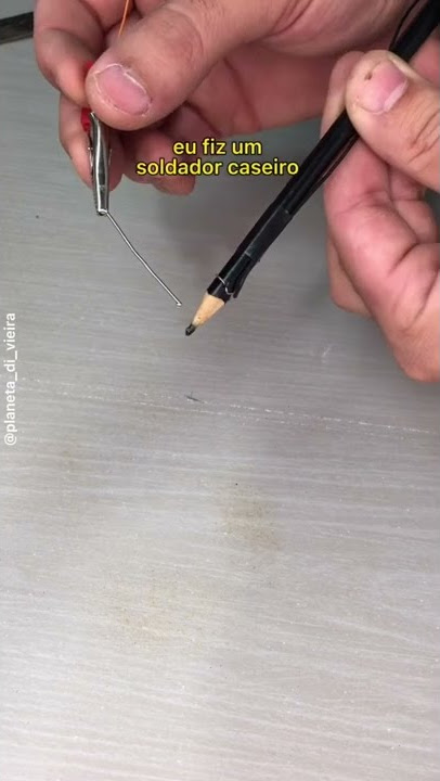 Soldador caseiro #shorts #diy #lifehacks