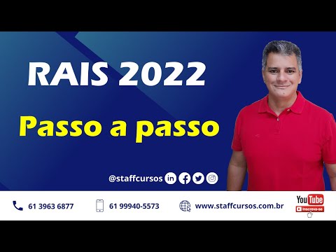 RAIS 2022 - Passo a passo #staffcursos #rais #rais2022