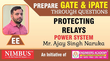 Preparation Of GATE & iPATE Through Questions | Protecting Relays | Power System | GATE 2021