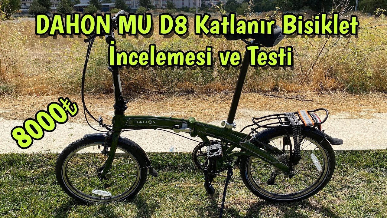 2021 Model Dahon Mu D8 Katlanır Bisiklet İncelemesi ve Testi-Katlanabilir misiniz?
