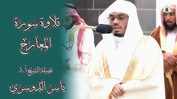 تلاوة تحبيرية لفضيلة الشيخ أ.د #_ياسر_الدوسري |  🌿 سورة المعارج 🌿