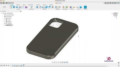 Fusion 360 | Moldeling a 3D iPhone Case | Quick and Simple