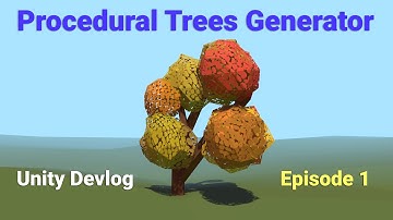 Procedural Tree Generator in Unity – Low Poly Forest Devlog (Episode 1)