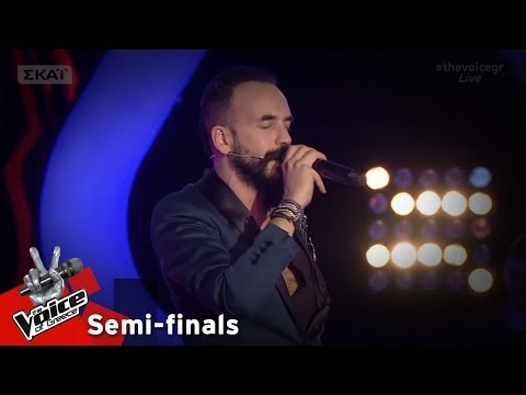 Πάνος Μουζουράκης - Μονόλογος για δύο | 1ος ημιτελικός | The Voice of Greece