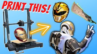 The BEST 3D Printers for Big Cosplay and Prop Making 2023!