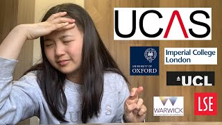 my ucas decision reactions | full application journey (oxford, imperial, ucl, lse, warwick)