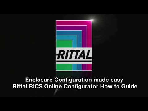 Enclosure Configuration made easy - Rittal's RiCS Online Configurator Webinar
