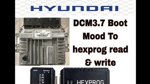 HYUNDAI DCM3,7 READ TO WRITE