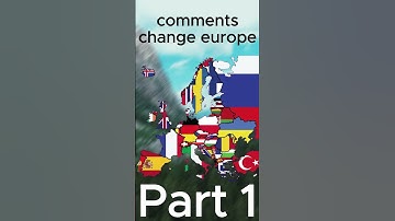 Your comments change Europe 😂😂😂🌍🇪🇺 #europe #map #history #mapper #geography #filen #shorts #fyp