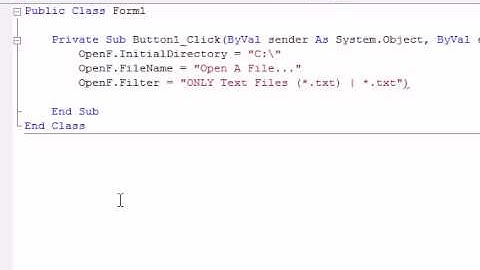 VB.NET - The Open File Dialog AND The Stream Reader - SIMPLE Detailed Tutorial