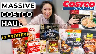 MASSIVE COSTCO HAUL in SYDNEY AUSTRALIA! Trying Costco Frozen Food, Dumplings and Snacks! 悉尼好市多必買美食