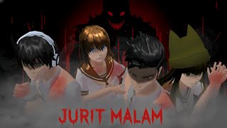 NIGHT WARRIOR || DRAMA HORROR MOVIE SAKURA SCHOOL SIMULATOR ||