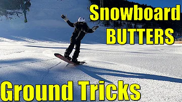 Snowboard butters clip girl | buttering compilation | ground tricks