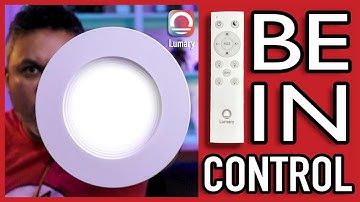 Best Remote Control Ceiling Light |  Lumary Smart Recessed Lighting