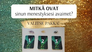 Valitse pakka! Mitkä ovat juuri sinun avaimesi menestykseen?