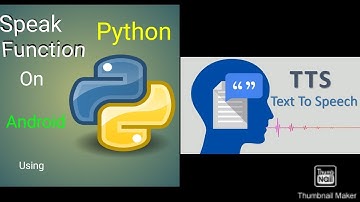 text to speech on android using python