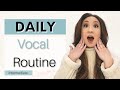 Daily Vocal Routine #3 Increase Your Singing Range and Power