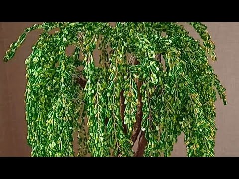 Дерево из бисера мастер класс с пошаговым фото ива