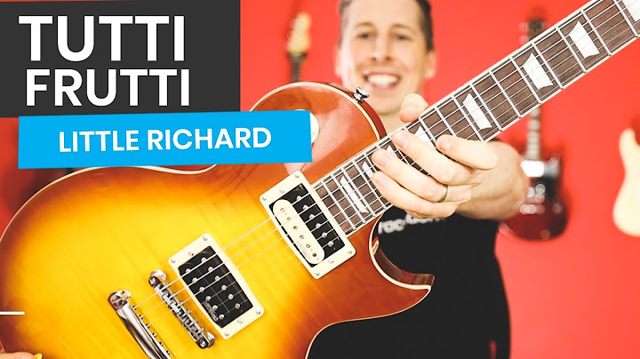 Tutti-Frutti Guitar version - Guitar performance video thumbnail