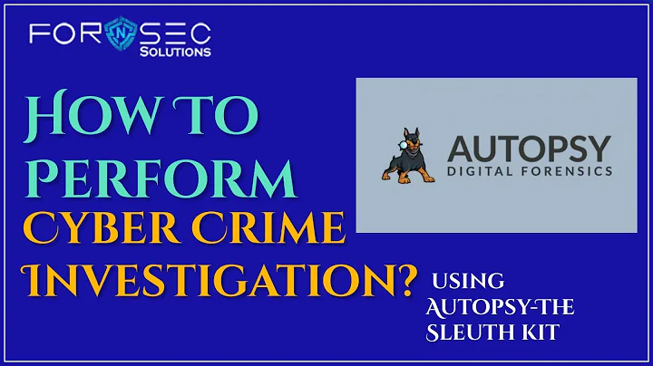 Autopsy | Digital Forensic Investigation Tool | Autopsy Tool Tutorial #autopsy #autopsytool