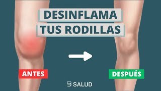 DESINFLAMA y cura el LIQUIDO de la RODILLA CON 10 MINUTOS de EJERCICIOS  SENTADO