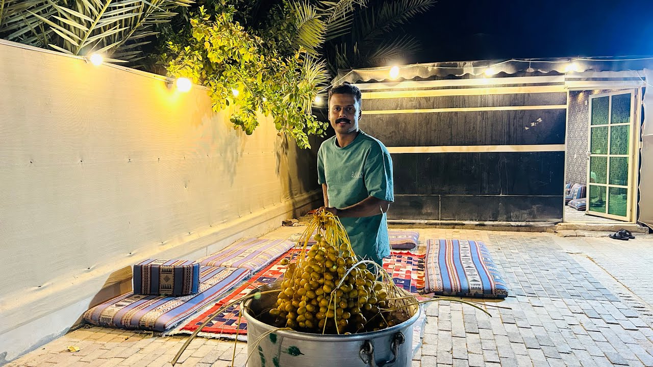 عمل السلوق طبخ البسر وتجفيفه على المده الطويل صنف الهلالي