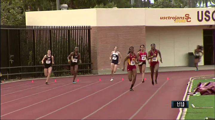 USC Track and Field - Jessica Davis and Caryl Smit...