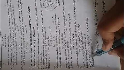 beta parametere !!entropy and probability