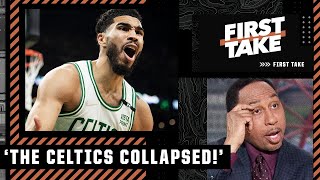 Stephen A.: The Celtics COLLAPSED! | First Take