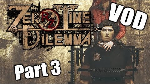Zero Escape Zero Time Dilemma Vod Part 3