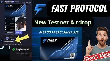 Fast Protocol Airdrop | Join Early Alpha - Claim OG Pass | New Testnet Airdrop