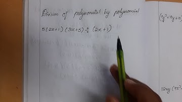 Class 8 | Chap 14 | Factorization | Division of Polynomial by Polynomial