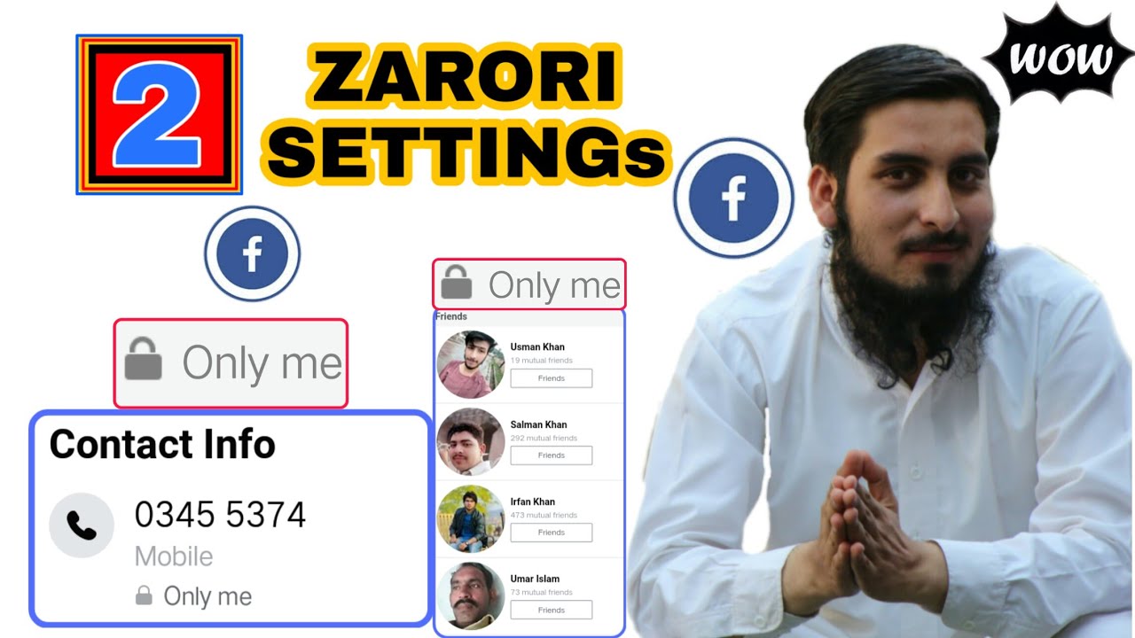 How To Hide Phone Number In Facebook How To Hide Friends In Facebook Facebook Privacy 