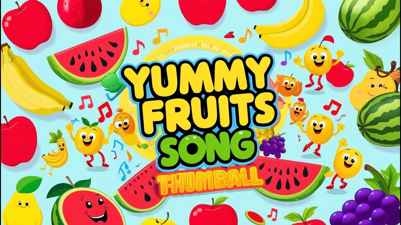 Fruit Dance Party! 🍎🍍🍇🍉 Learn and Sing Along with Fun Fruit Songs for ...