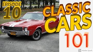 Classic Cars 101: Episode 10 - Driving a 3 the tree. 3 Speed Column Shift How To Drive.