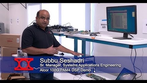 Inphi Alcor PAM4 DSP Demo