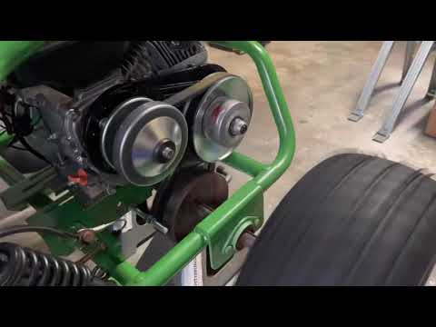 Go Kart Torque Converter Driving Wheels in Idle