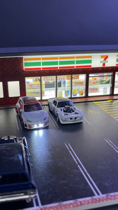 7-Eleven diorama for 1:64 Diecast cars #hotwheels #diecast #modelcar #diorama #1/64scale #GFans